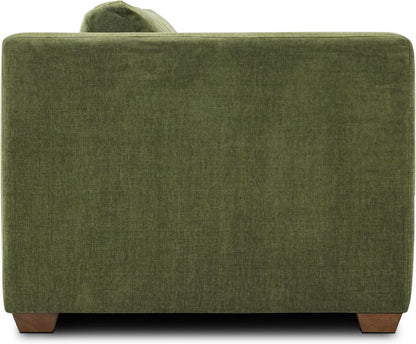 EightyTwoInches Pull Out Sofa Bed With Hidden Mattress