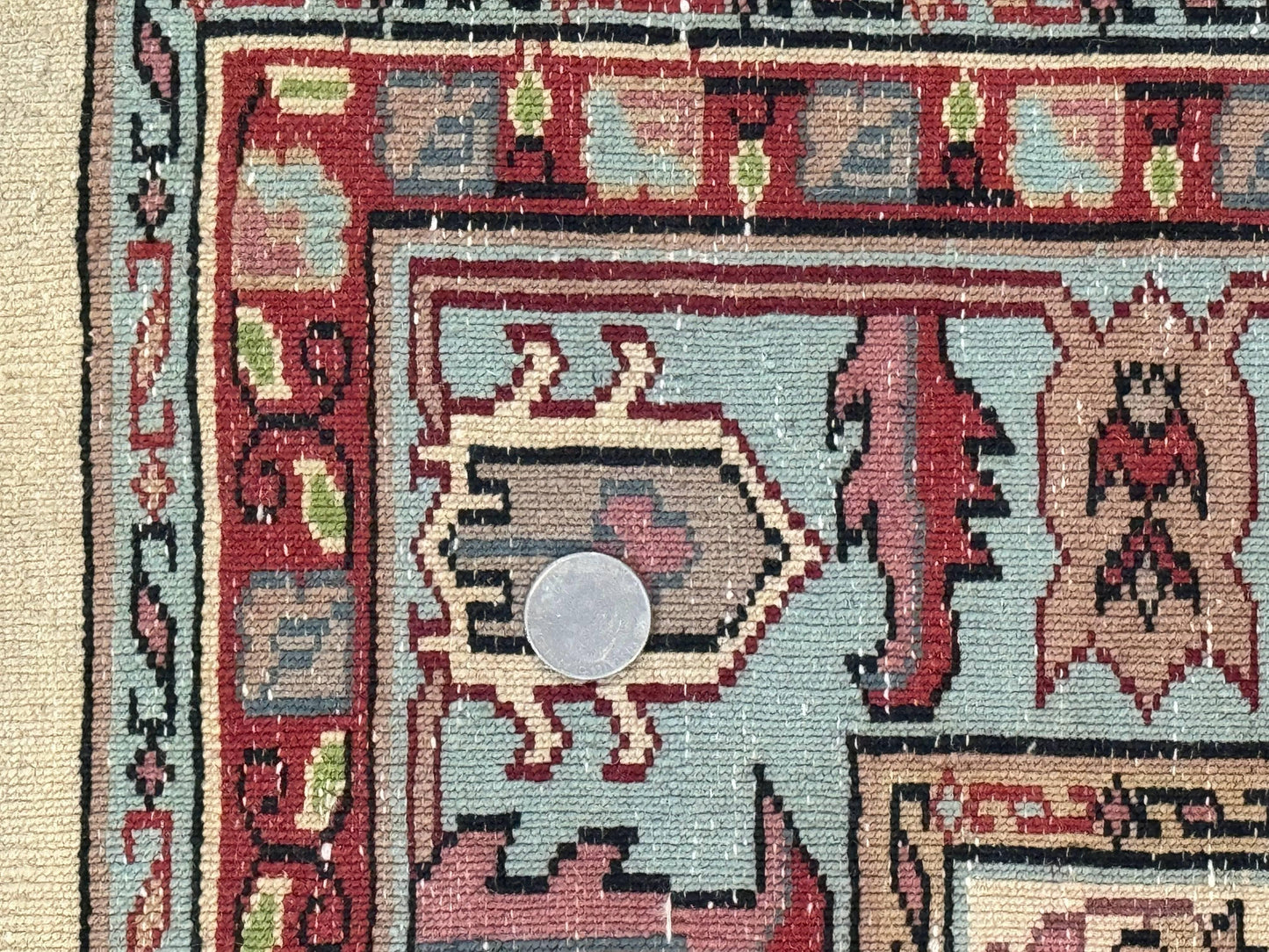 Turkish Kazak Rug 6x9, Geometric Medallions