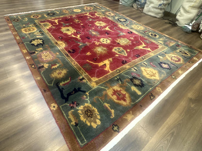 Tufenkian Rug 8x10, Tibetan Room Sized Carpet, Soft Thick Wool Pile