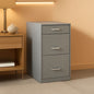 Space Solutions 18In Deep File Cabinet Arctic Silver
