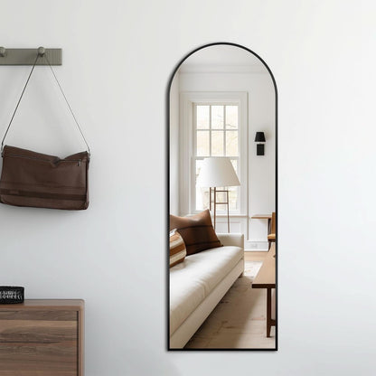 Arched Full Length Standing Mirror 56x20 Large Floor Mirror
