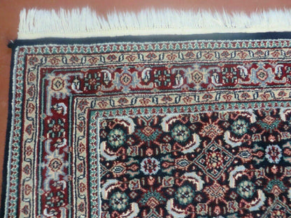 4' X 6' Vintage Handmade Indian Amristar Wool Rug Carpet Nice