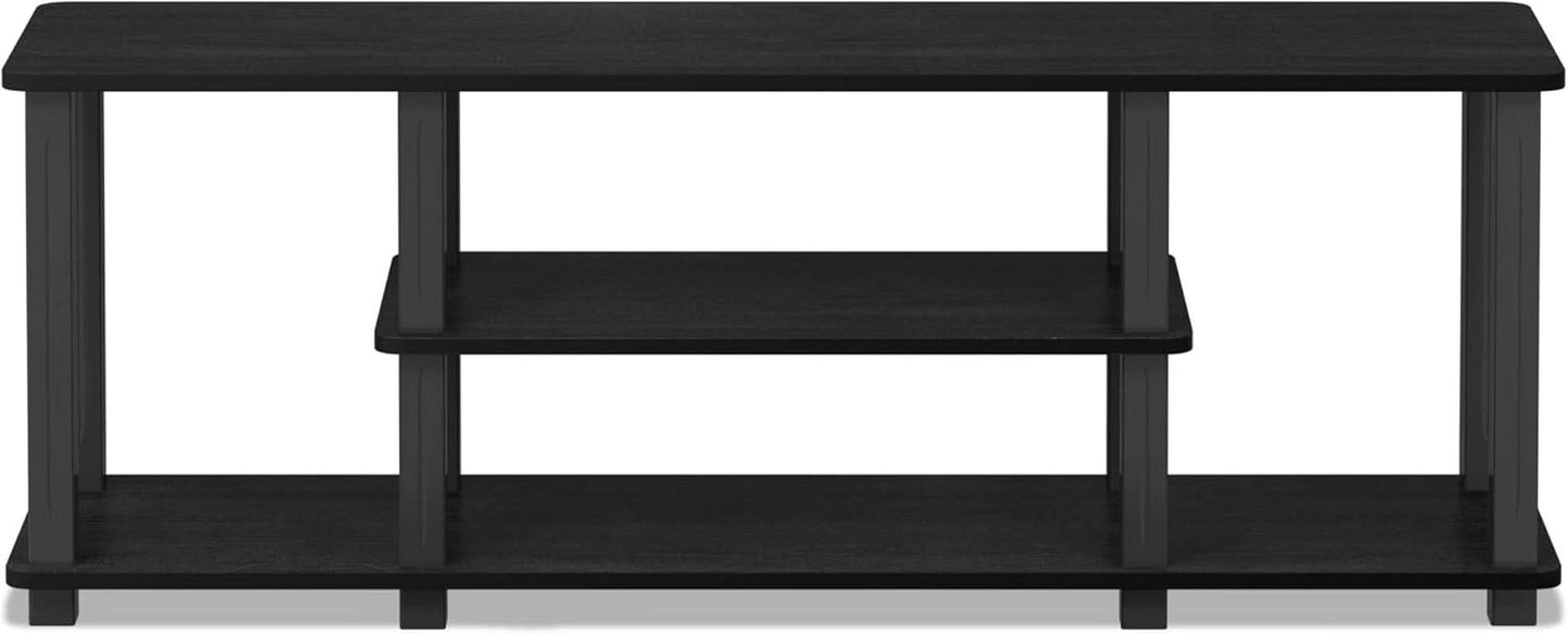 Turn-N-Tube 3-Tier TV Stand For 50-Inch TV Americano Black