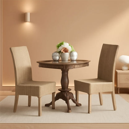 Grey Wicker Rattan 18 Inch Dining Chair For Living Room Safavieh