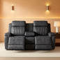 Grey Power Reclining Sofa With Zero Gravity USB Ports