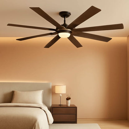 72 Inch Oil Rubbed Bronze Ceiling Fan With Lights Remote