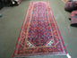 3' 6" X 10' 4" Antique Handmade India Floral Oriental Wool Runner Rug # 128