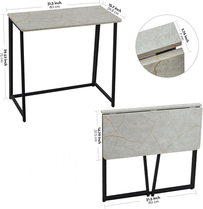 Small Foldable Computer Desk For Home Office Everyday Use