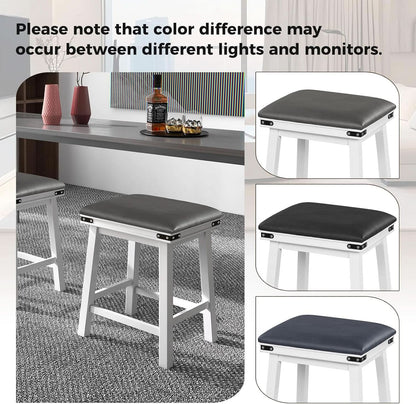 24 Inch Counter Height Bar Stools Set of Two