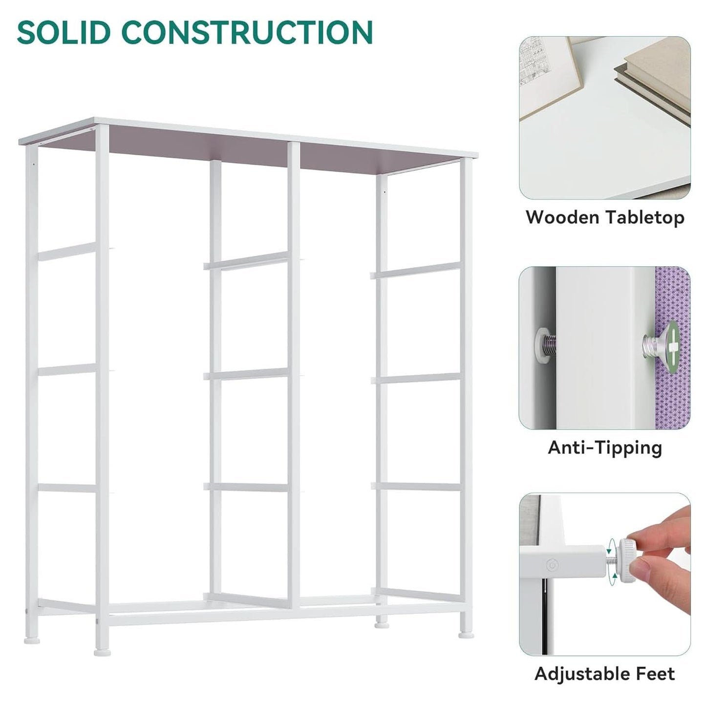 Fabric Dresser With Eight Drawers Storage Organizer