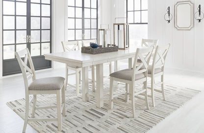 Robbinsdale Counter Height Dining Extension Table 42W 86D White