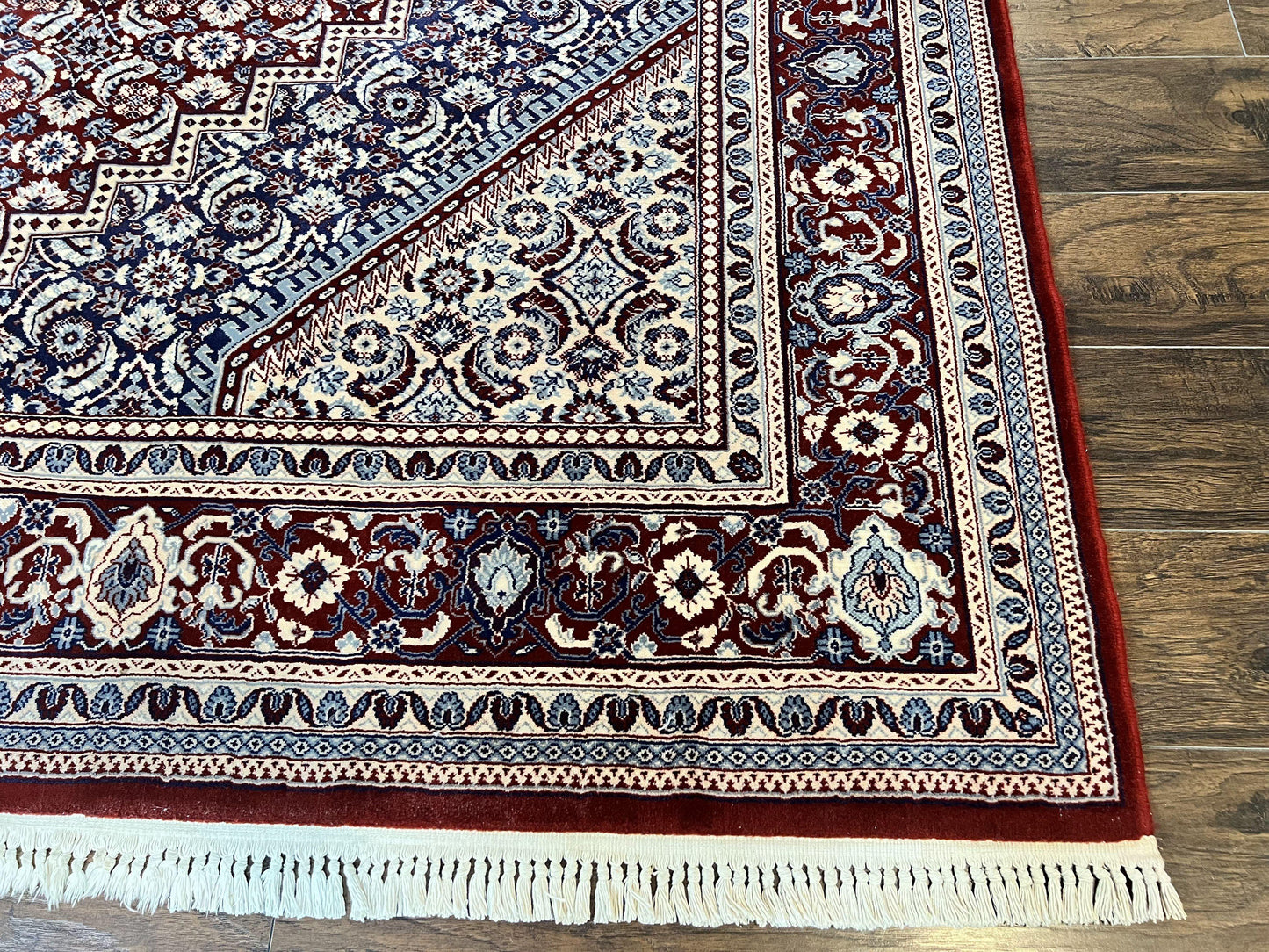Karastan Rug 8x10, Kara Shah Red Bidjar, Belgium Power Loomed Rug, Wool Pile Karastan Rug, Vintage