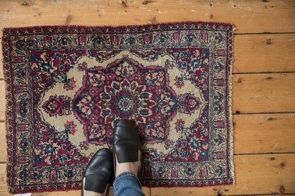 2x2.5 Antique Kermanshah Square Rug Mat