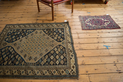 2x2.5 Antique Kermanshah Square Rug Mat