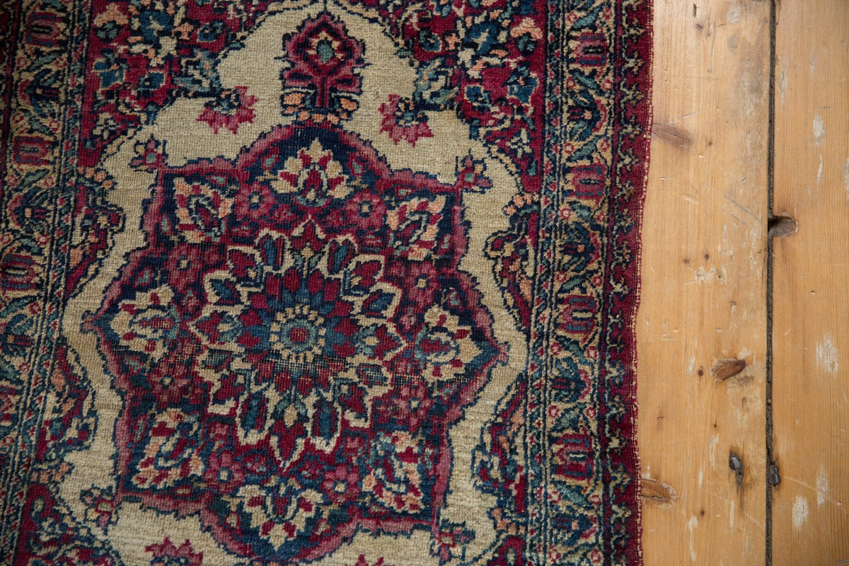 2x2.5 Antique Kermanshah Square Rug Mat