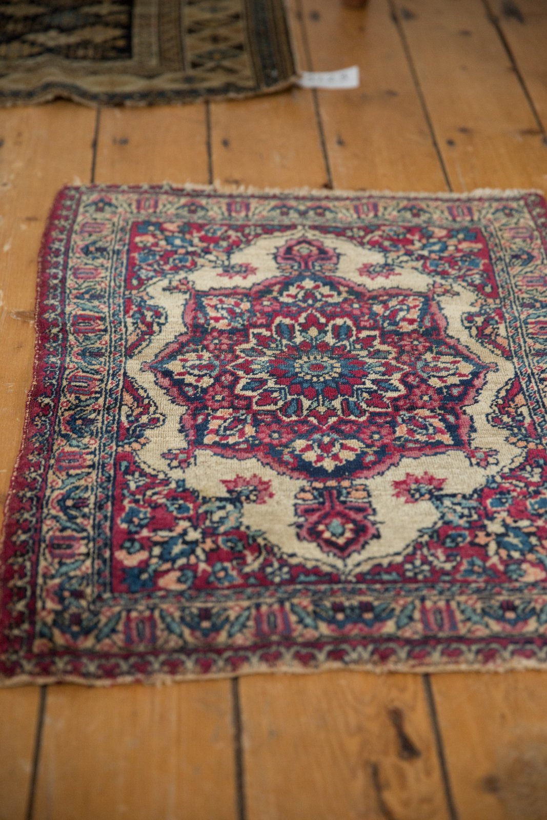 2x2.5 Antique Kermanshah Square Rug Mat