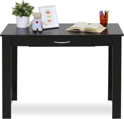 Jaya Writing Desk Large Blackwood With Drawer Home Office Desk