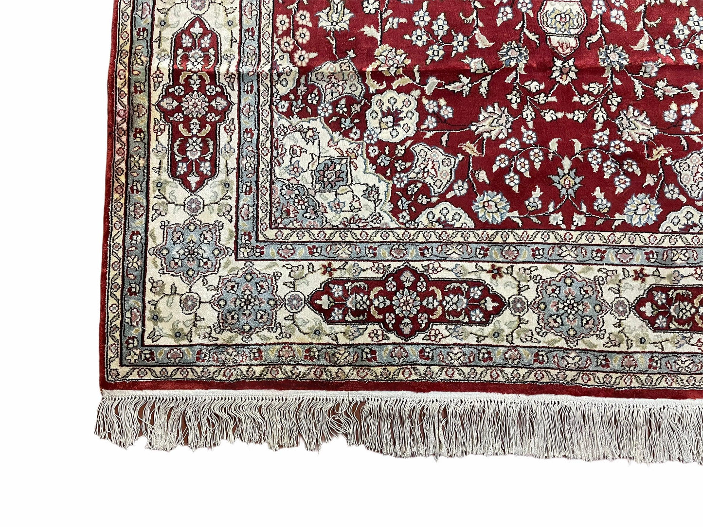 4' X 6' Vintage Fine Handmade Chinese Oriental Silk Rug 400 KPSI Wow