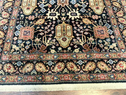 Karastan Rug 5.9 x 8.6, Chahar Mahal #604, Wool Vintage Discontinued Karastan Carpet