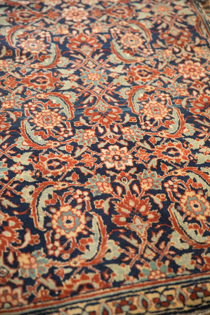 2.5x4 Vintage Tabriz Sennehbaft Rug