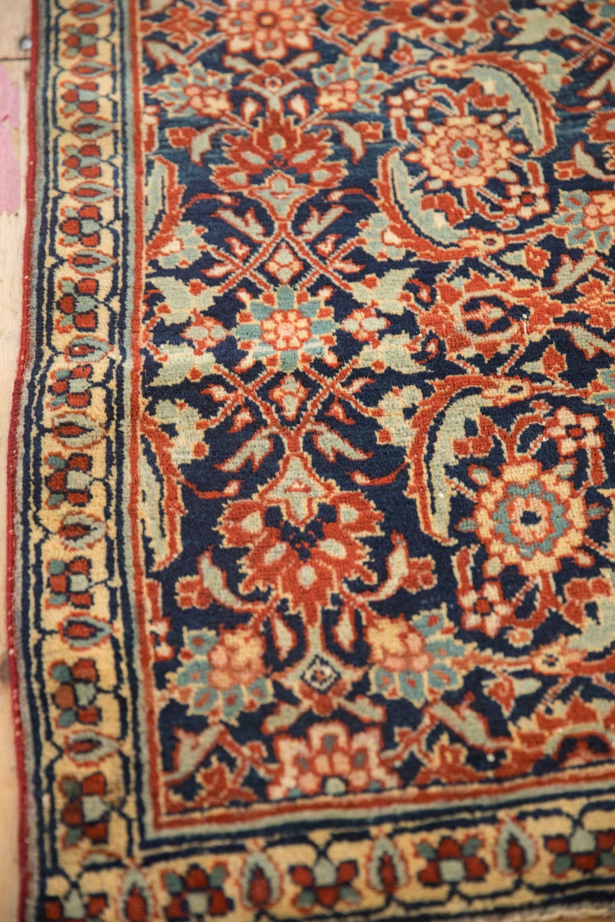 2.5x4 Vintage Tabriz Sennehbaft Rug