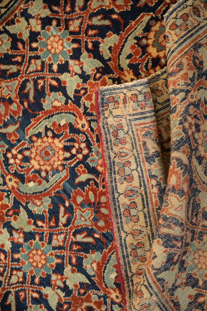 2.5x4 Vintage Tabriz Sennehbaft Rug