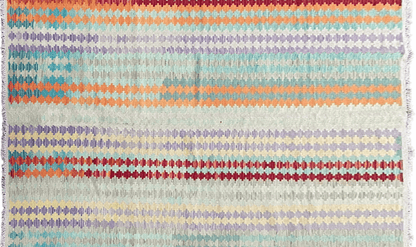 Colorful Kilim Rug 6x8 Multicolor Turkish Kilim Rug 6 x 8 Flat Weave Kilim Playful Anatolian Kilim Wool Kilim New Rug