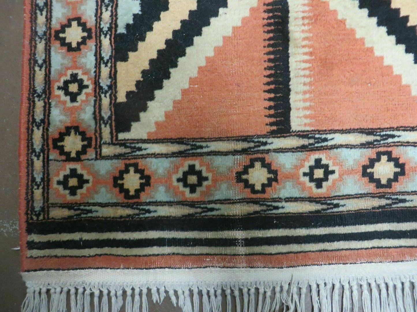 4' X 6' Vintage Handmade Turkish Melas Oushak Wool Rug Carpet Mehrab Red Nice