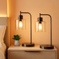 Industrial Touch Table Lamps Set Of 2 Oil Rubbed Bronze