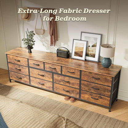 70 Inch Dresser TV Entertainment Center With Drawers