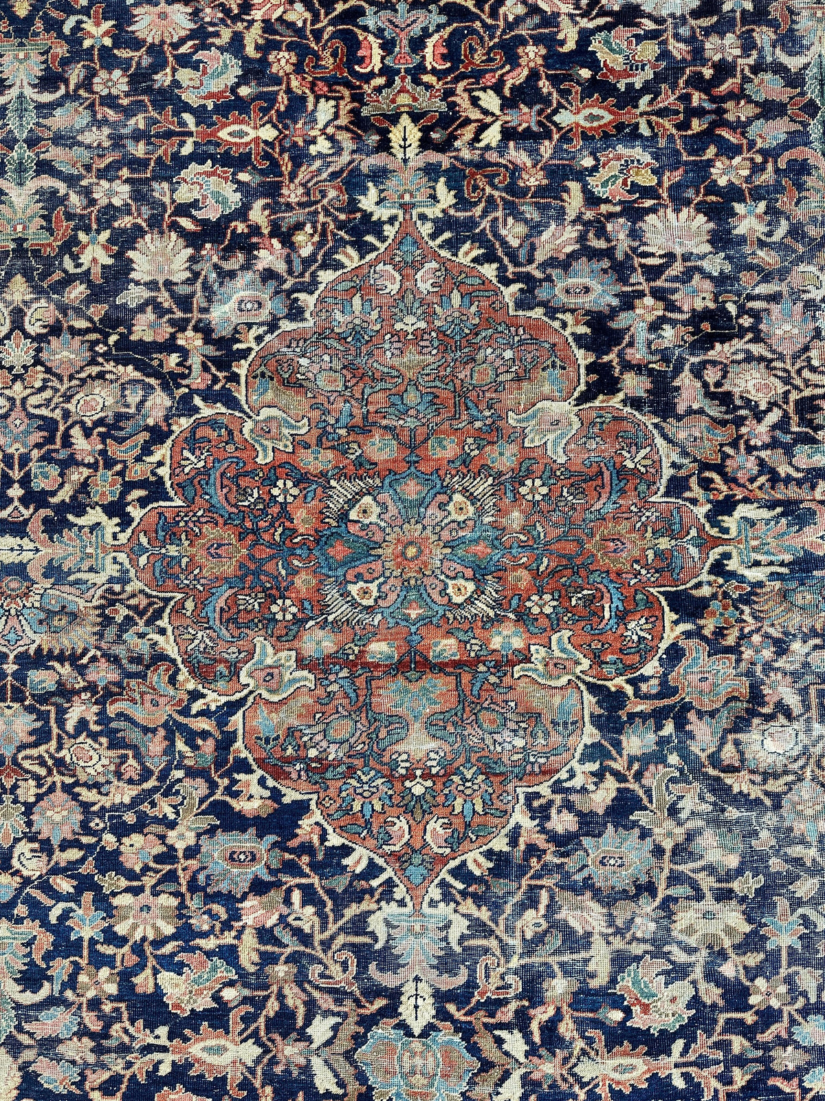 Antique Persian Mahal Rug 8’3”x12’ - Circa 1900 Treasure