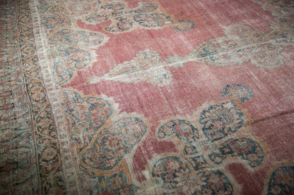 12x18.5 Antique Distressed Kermanshah Carpet