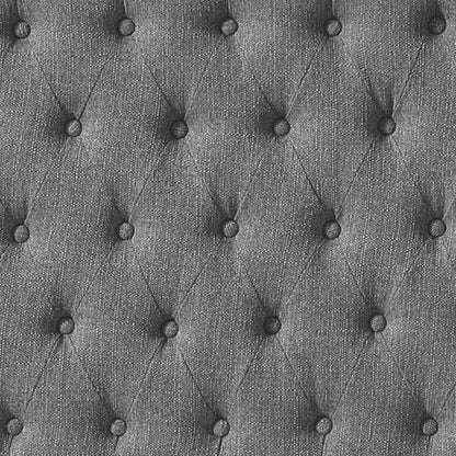 Elegant Linen Tufted Button Queen Headboard for Comfort