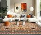 Multi Sizes Beige Handmade 100% Wool Arts & Craft Transitional Oriental Area Rug