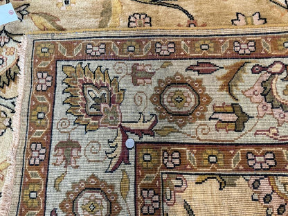 Turkish Oushak Rug 8x10, Vintage Wool Carpet