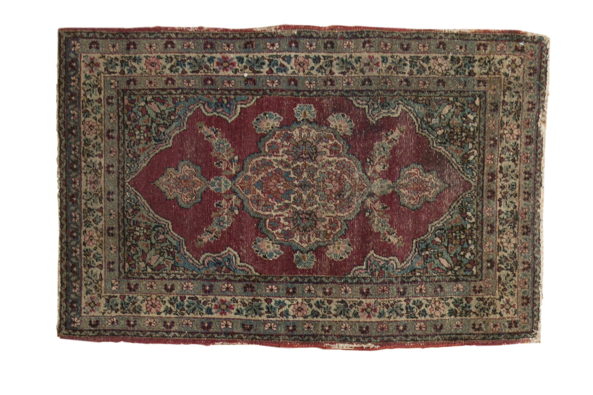 2x3 Antique Kerman Rug Mat