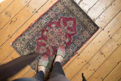 2x3 Antique Kerman Rug Mat