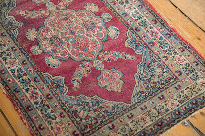 2x3 Antique Kerman Rug Mat