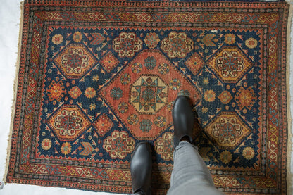 3x4.5 Antique Fine Tehran Rug