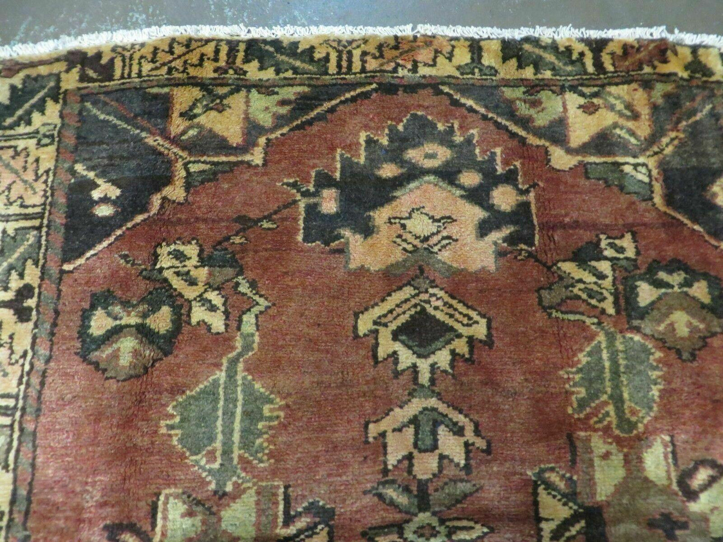 4' X 6' Antique 1920 Handmade Turkish Wool Rug Veg Dye Nice