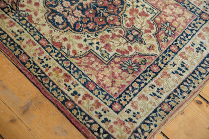 2x2.5 Antique Kerman Square Rug Mat