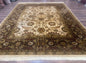 Indo Persian Mahal Rug 8x10, Floral Traditional Wool Oriental Carpet