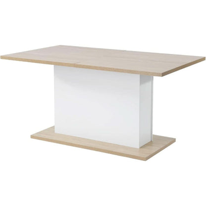 Extensible Dining Table For 4 To 8 People Wooden Top