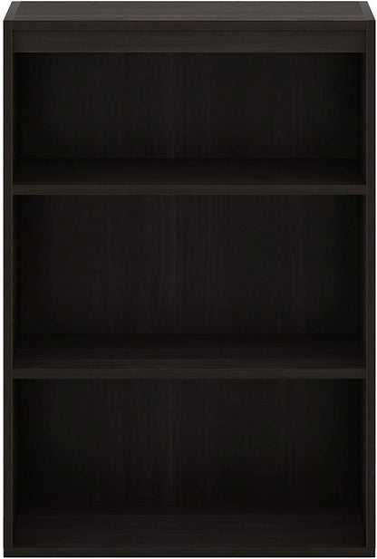 Pasir 3 Tier Open Shelf Bookcase Dark Espresso 31 Inch