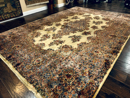 Karastan Kirman Rug #781, Antique Karastan Oriental Carpet 8.8 x 12, Wool Area Rug, Original Collection 700 Series, Rare Discontinued