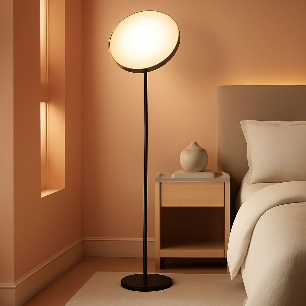 RGB LED Floor Lamp With Remote Dual Side Lighting 2600 Lumens