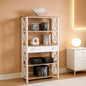 Driftwood And White Oxford Bookcase With Drawer Home Office
