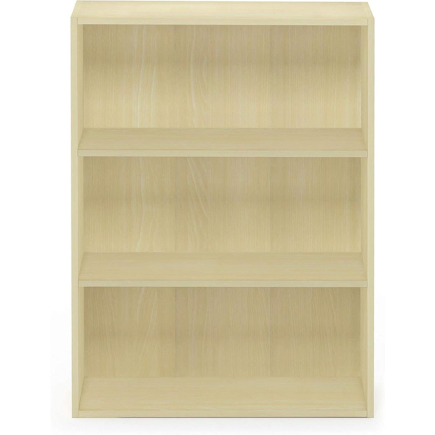 Pasir 3-Tier Open Shelf Bookcase Maple 22.7W X 9.7D X 31.5H