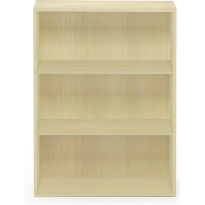 Pasir 3-Tier Open Shelf Bookcase Maple 22.7W X 9.7D X 31.5H