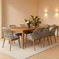 7 Piece Outdoor Dining Set With Wicker Chairs And Table